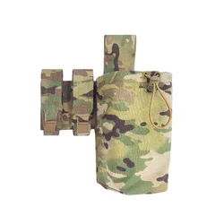 Bolsa de vainas táctica para 5,56 mm con doble clip de sujeción 9 mm