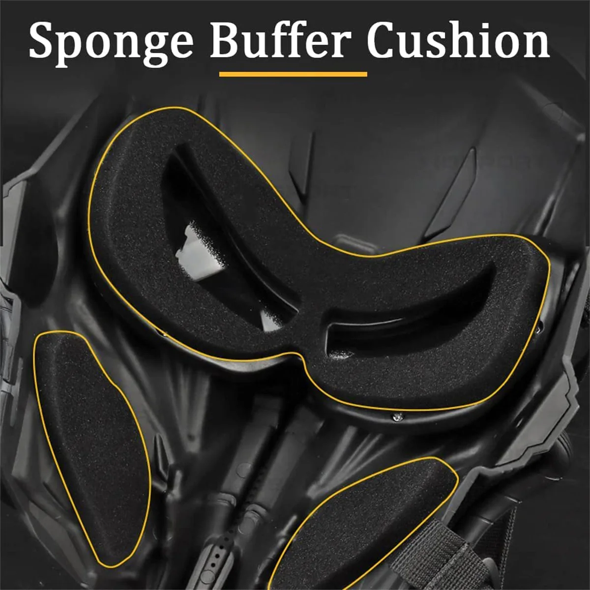 Máscara Airsoft de cara completa - Protección facial exterior - imagen 5