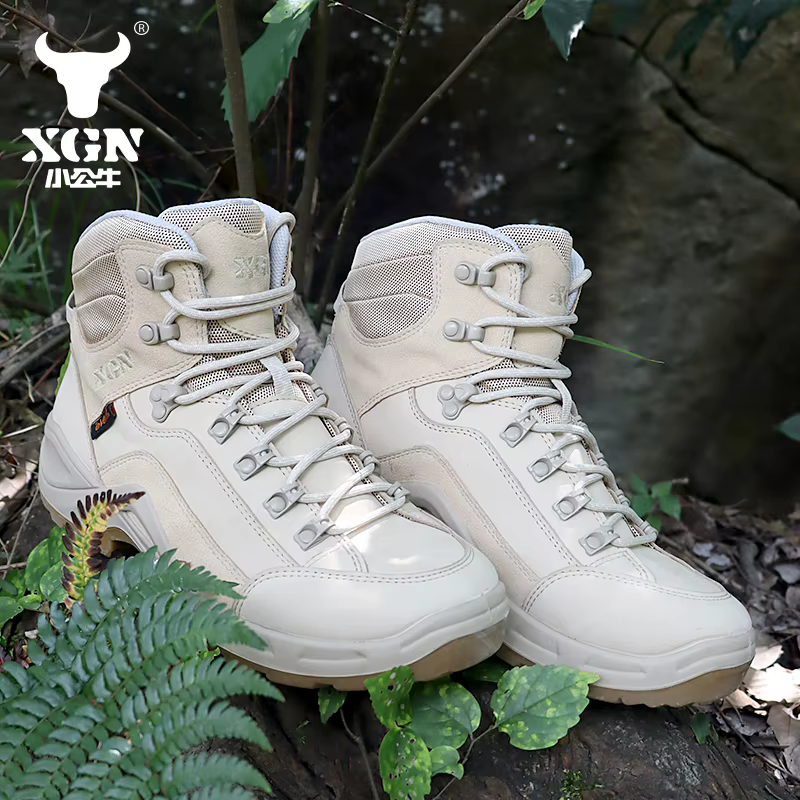 XGN Botas senderismo impermeables cuero vacuno tácticas - imagen 4