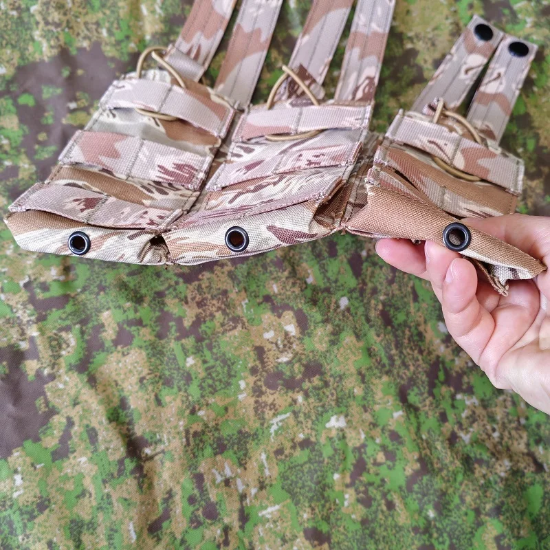 Portacargadores multicompartimento MOLLE para airsoft y outdoor