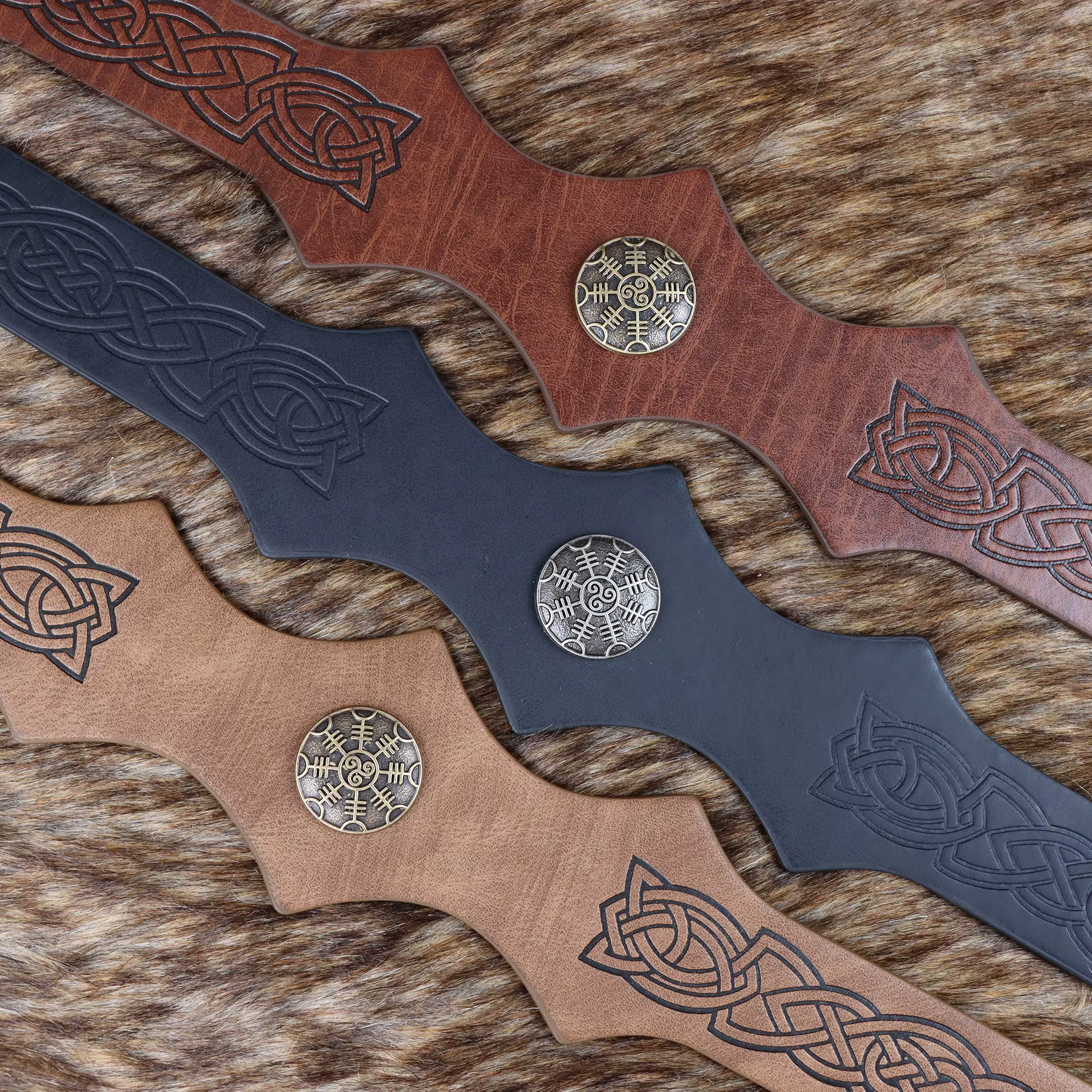 Diadema vikinga Medieval unisex para cosplay y Halloween - imagen 3