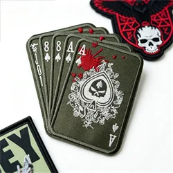 Parches tácticos Calavera, Cuervo y Mano Muerta con Velcro
