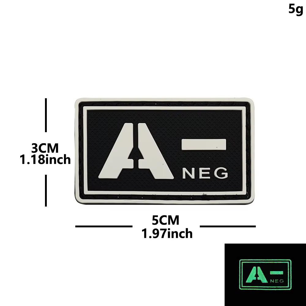Parche táctico primeros auxilios PVC y goma para brazalete
