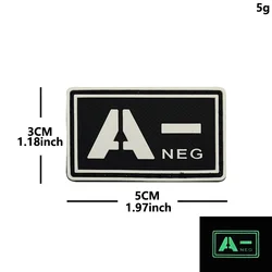 Parche táctico primeros auxilios PVC y goma para brazalete