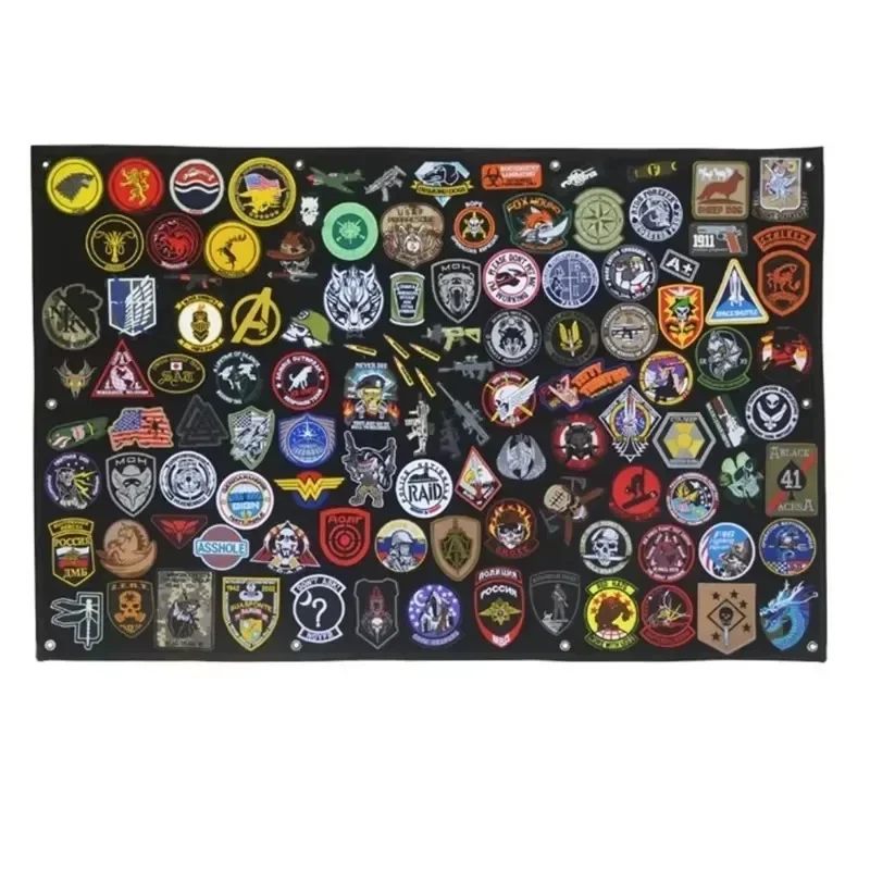 Soporte pared colección parches tácticos para colgar - imagen 4