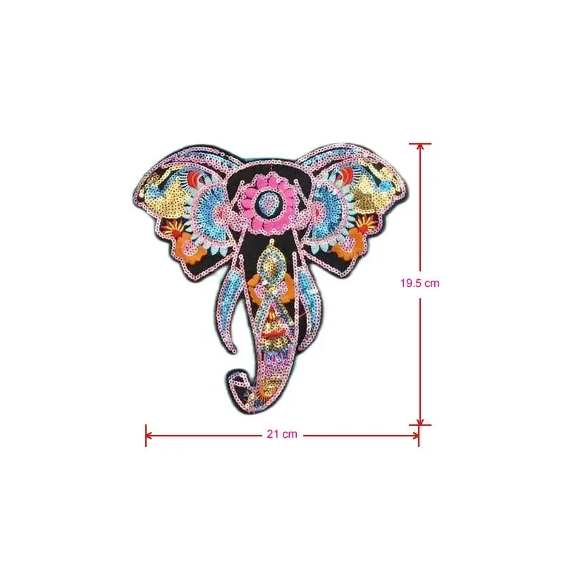 Parche táctico decorativo con lentejuelas mexicano – Termoadhesivo - imagen 5