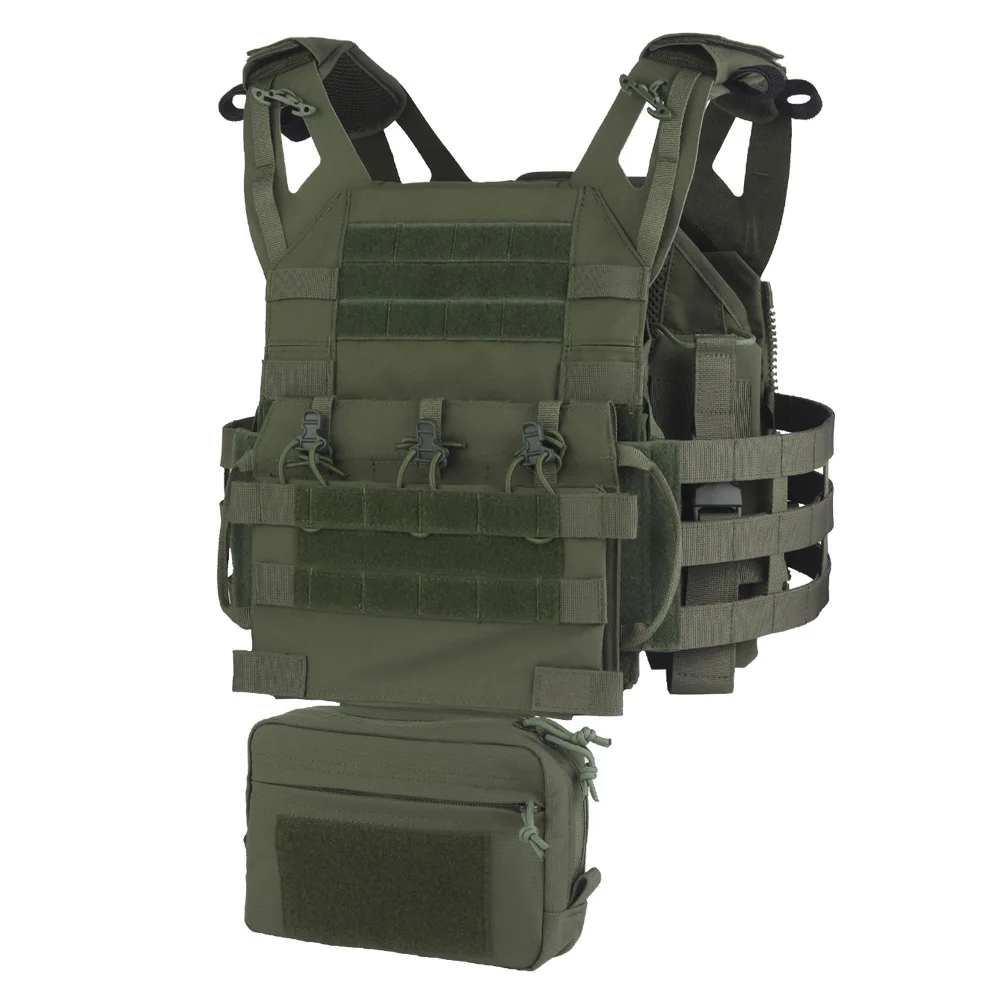 Portador de placa JPC R MOLLE Airsoft – Chaleco táctico ligero