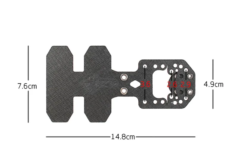 Placa de montaje MOLLE para U94 TEA Invisio