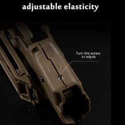 Funda táctica pistola extracción rápida – Mano derecha para cinturón