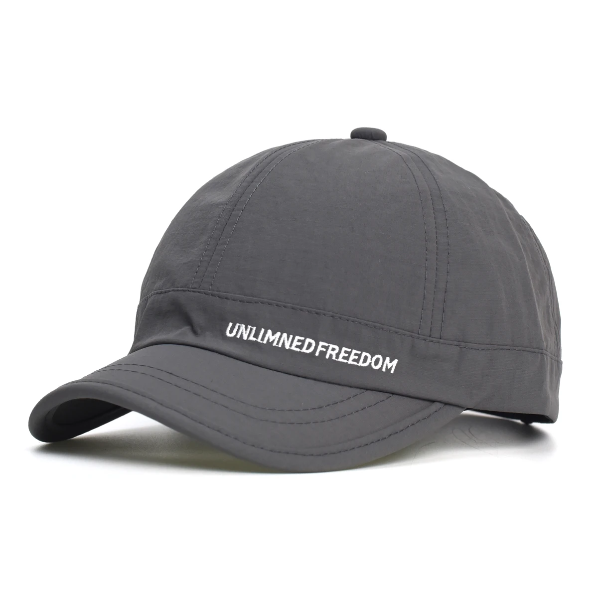 Gorra de perfil bajo vintage ala corta ajustable camionero suave - imagen 2