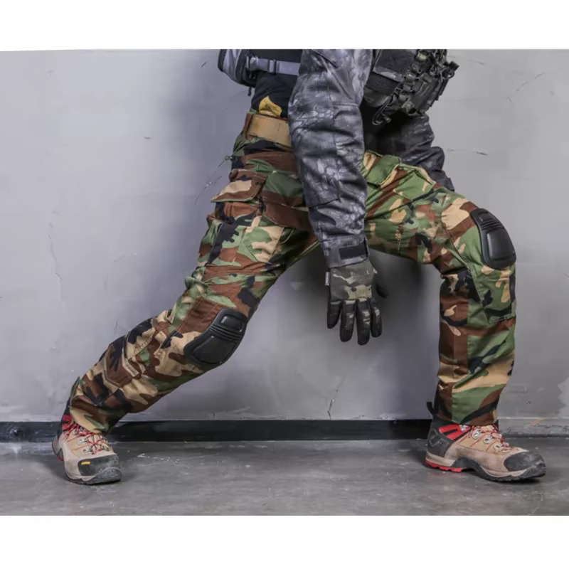 Pantalones tácticos Multicam CP con rodilleras y bolsillos de combate - imagen 4