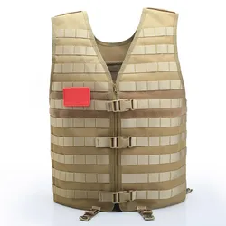 Chaleco táctico MOLLE de carga con hidratación para hombre