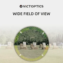 Mira telescópica VictOptics SOI 3-9×40 SFP con torreta tapada para aire comprimido