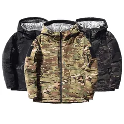 M65 chaqueta táctica térmica Multicam con capucha rompevientos