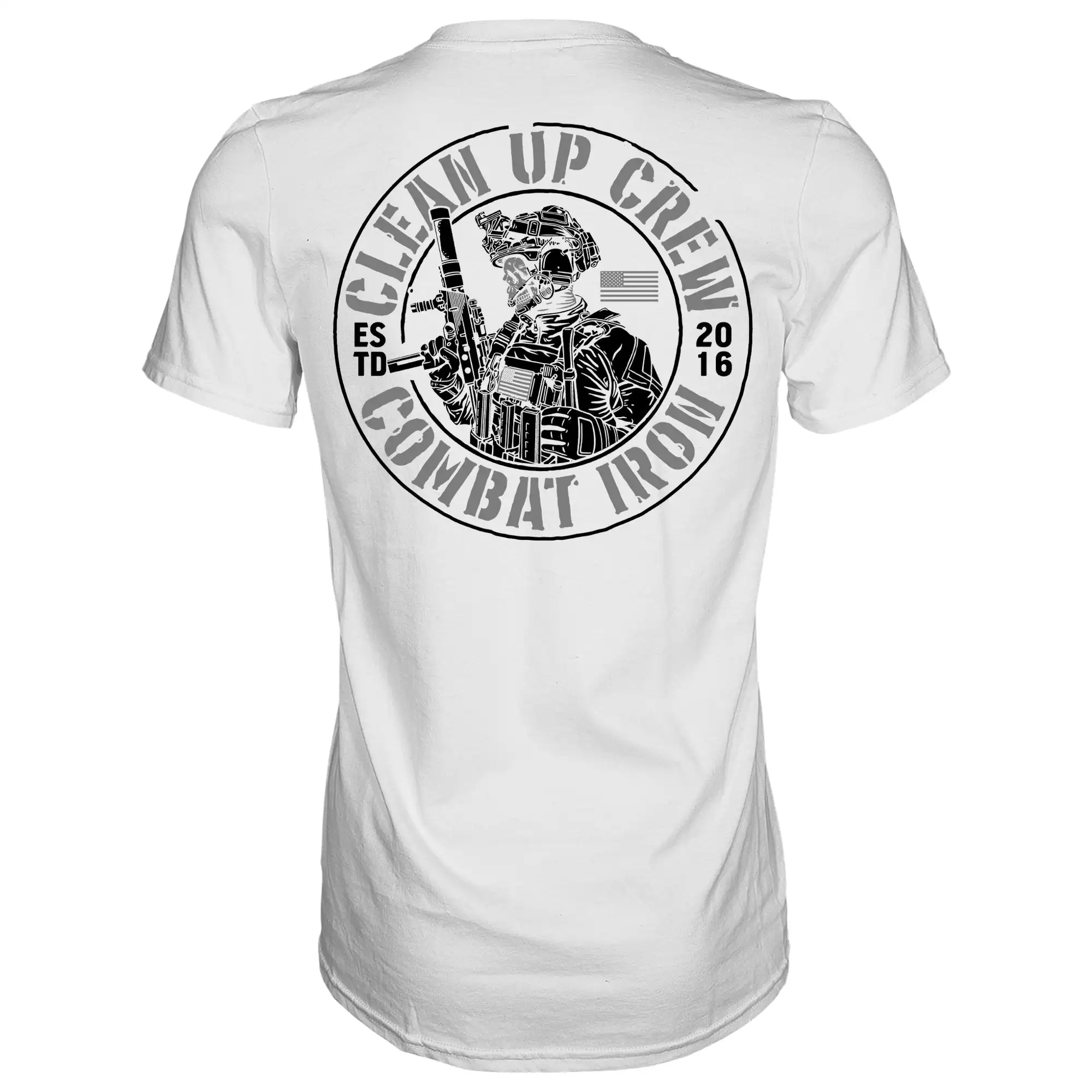 Clean Up Crew camiseta táctica Operator Skull de algodón - imagen 4