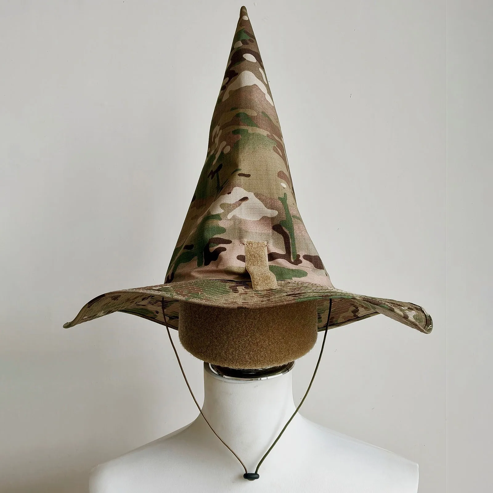 Sombrero táctico de camuflaje con ala ancha para cosplay - imagen 4