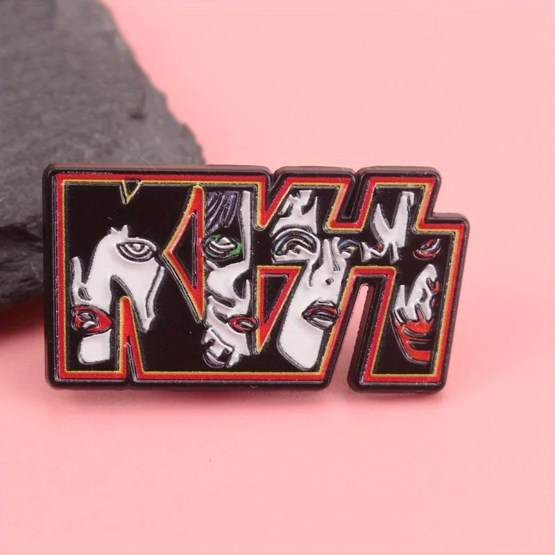 Pin esmaltado táctico de identidad con diseño cubista, para mochila - imagen 4