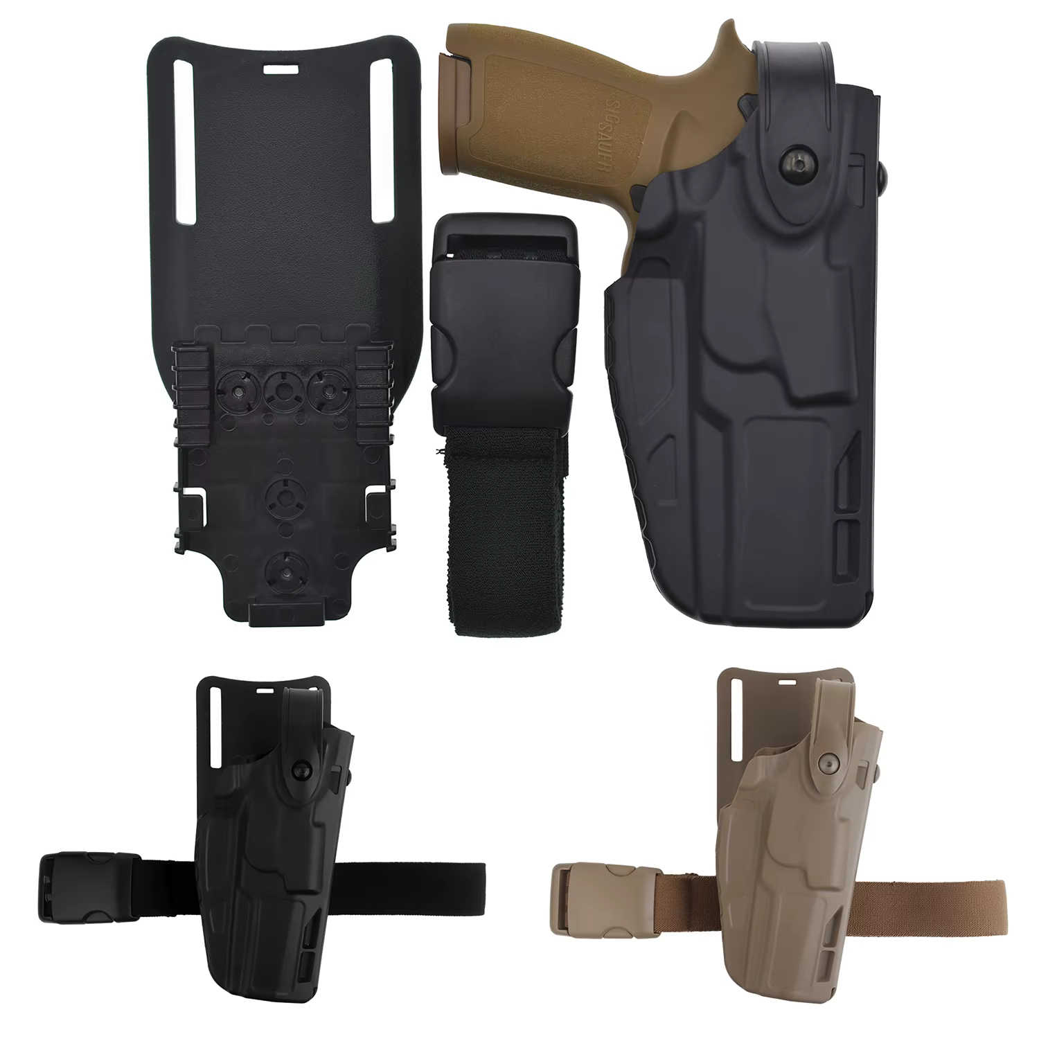 SIG P320 funda táctica doble bloqueo para pierna y cintura - imagen 4