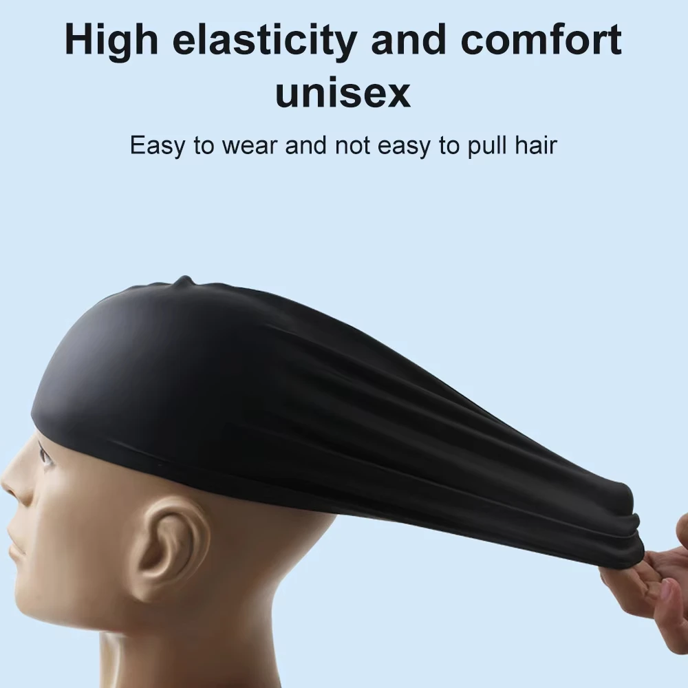 Gorro de natación extragrande silicona para cabello largo - imagen 4