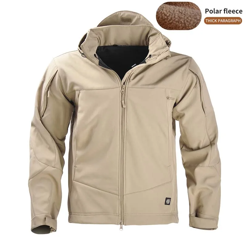 Chaqueta táctica softshell invierno cortavientos para trabajo - imagen 4