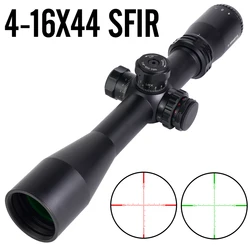 Mira telescópica táctica SFIR rojo verde iluminación con bloqueo rifle