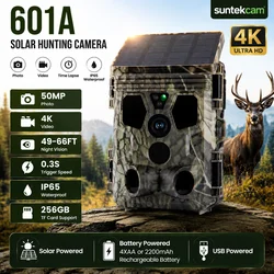 Suntekcam HC-601A Cámara de fototrampeo solar 4K IP65 nocturna