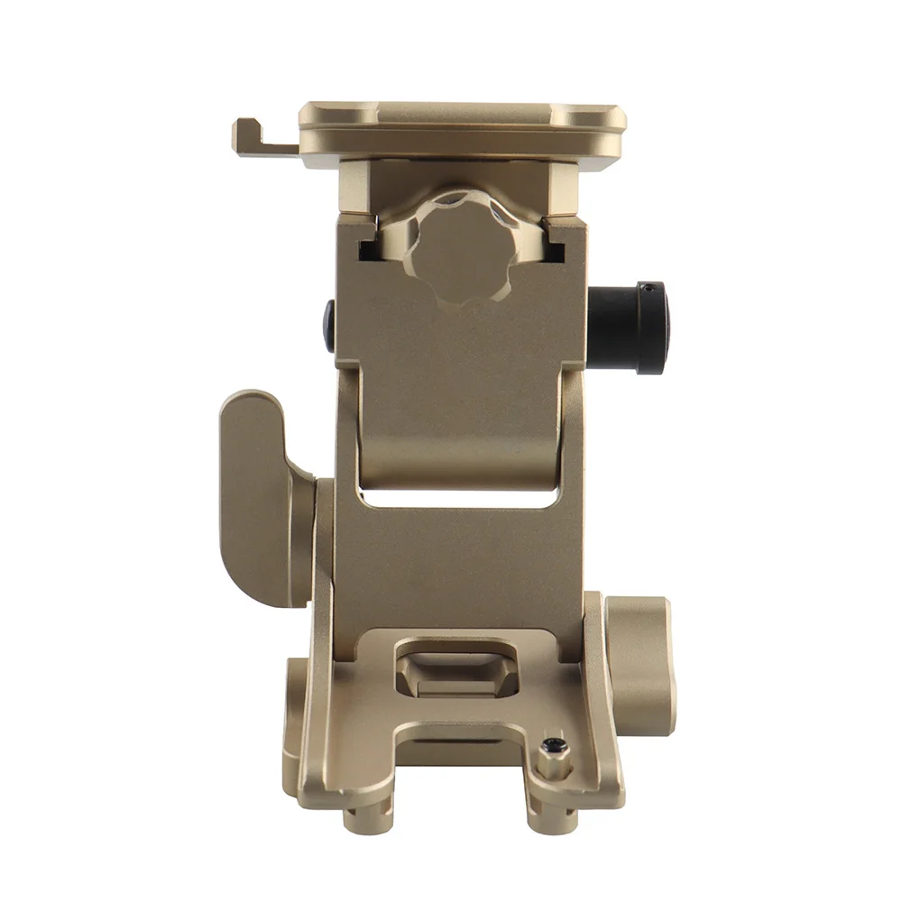 Adaptador NVG para casco con acabado metálico