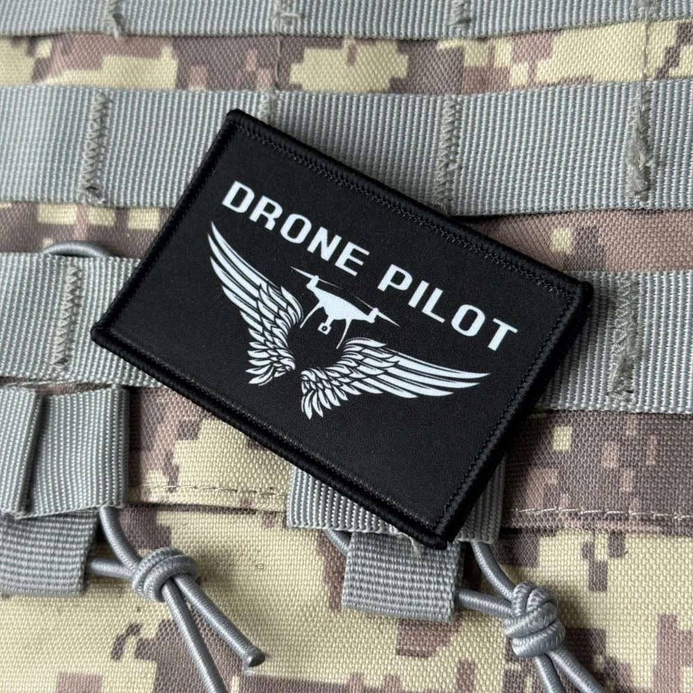 Parche táctico operador UAV – Insignia gancho-bucle para mochila militar - imagen 3