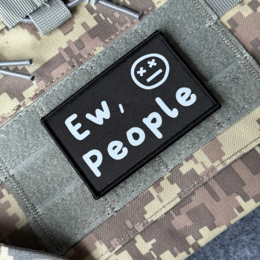 Parche Táctico Morale Ew People con Gancho y Bucle - imagen 5