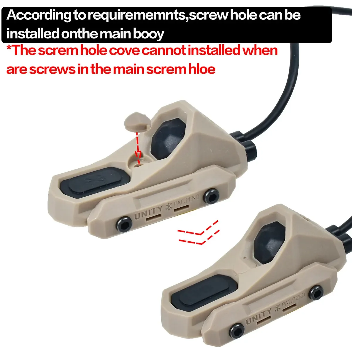 Linterna táctica Surefire M300 M600 con control remoto para caza y airsoft