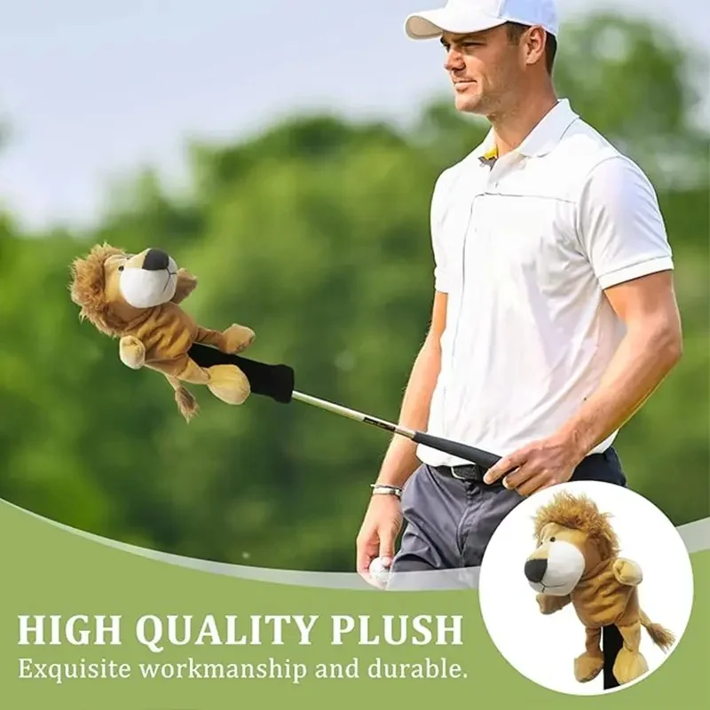 Funda para palos de golf peluche protector diseño animal - imagen 3