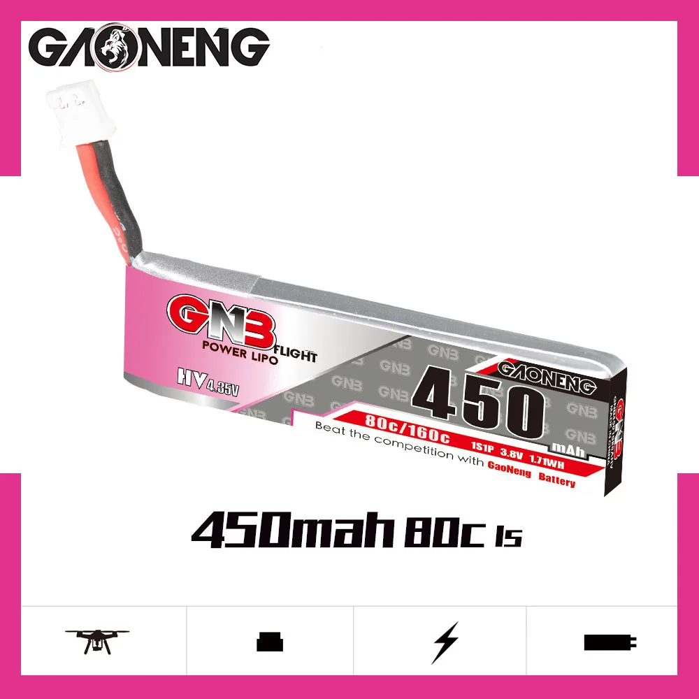 Batería LiPo GNB 450mAh para dron FPV