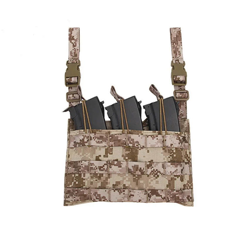 Bolsa triple MOLLE 1000D para cargadores tácticos - imagen 5