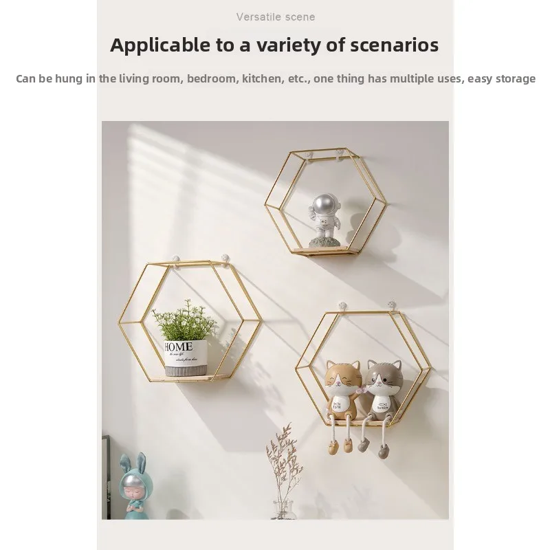 Estante de pared decorativo con estilo