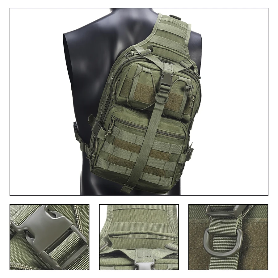 Bolso de pecho táctico diagonal gran capacidad al aire libre deportivo - imagen 2