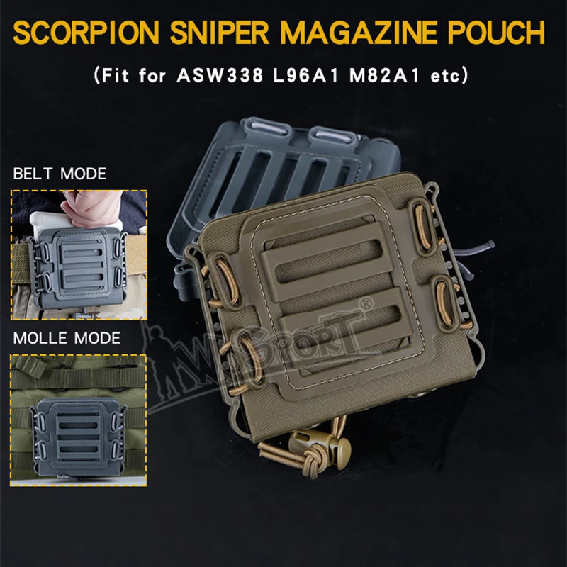 Funda Molle para cargador de rifle francotirador soporte - imagen 5