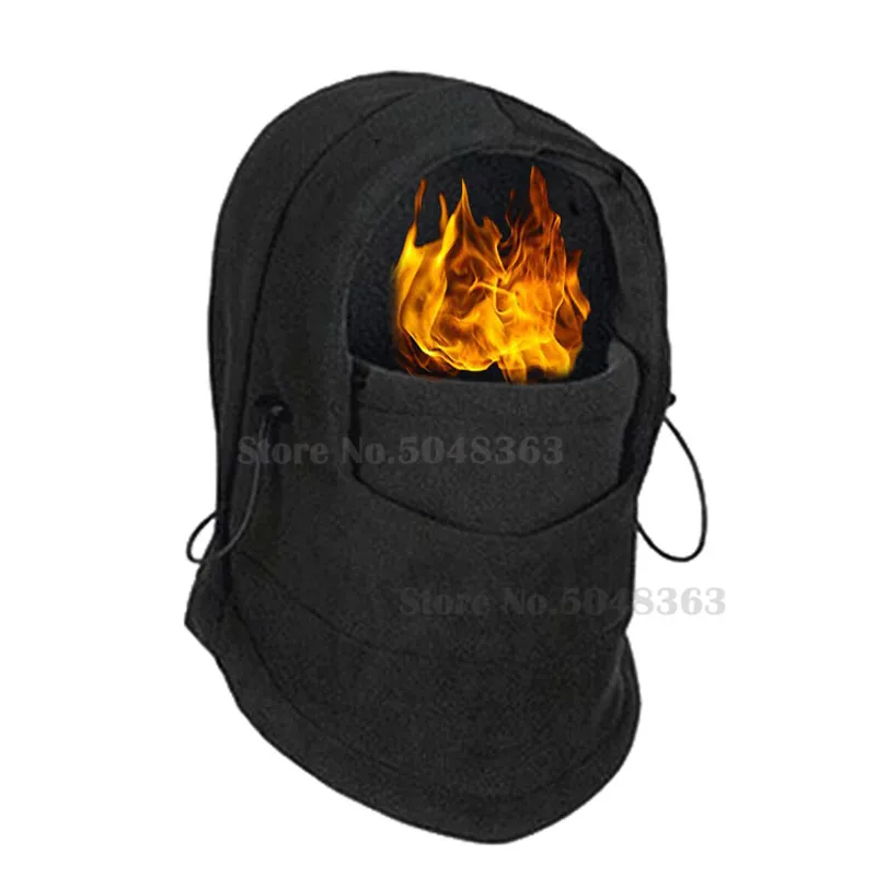 Gorro ciclismo forro polar máscara facial frío y viento - imagen 2