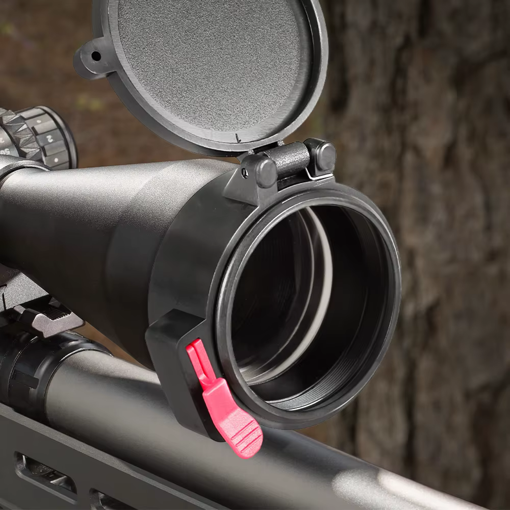 Tapa objetivo visor rifle – Resorte rápido abatible 39-48mm - imagen 5