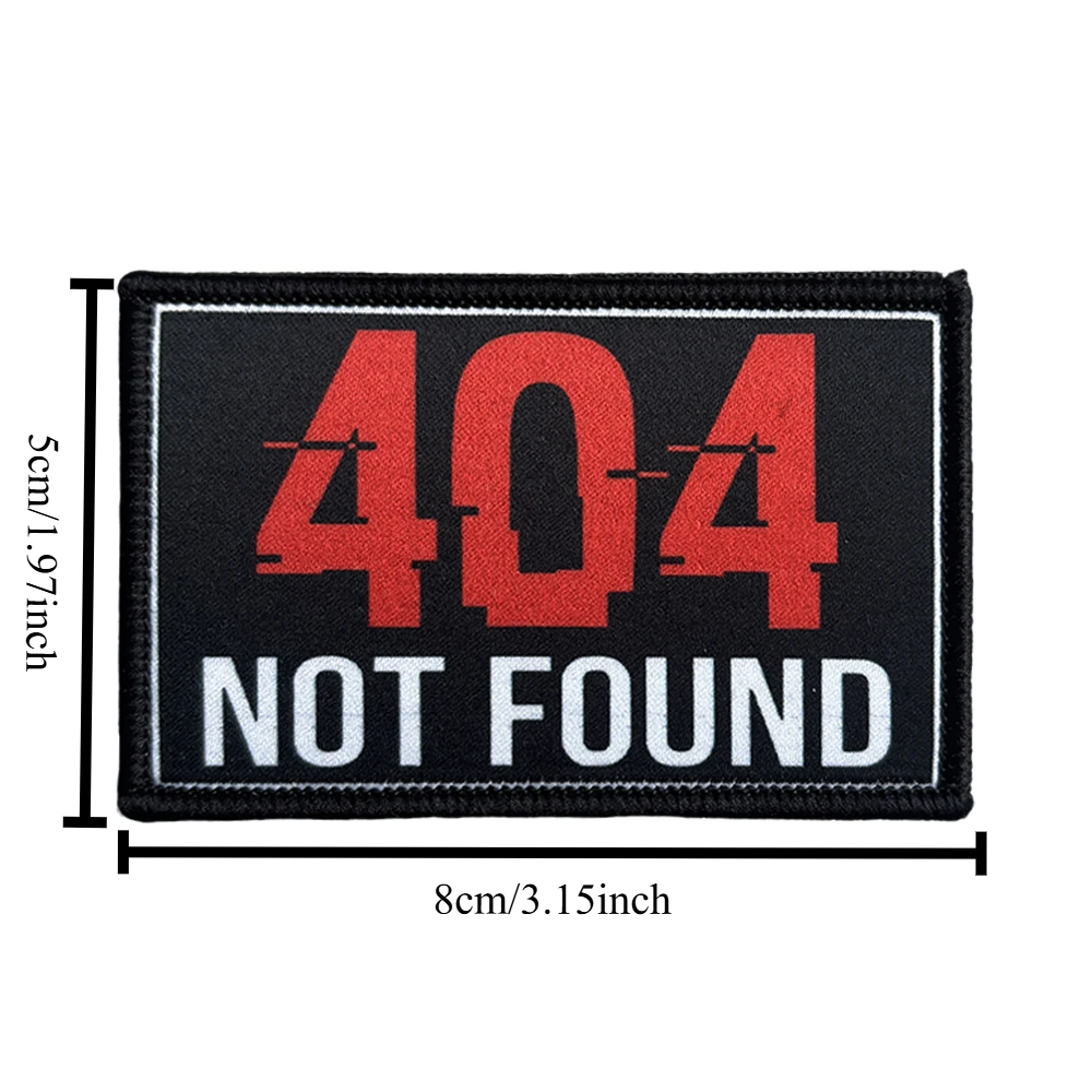 Detalle del motivo 404 en parche