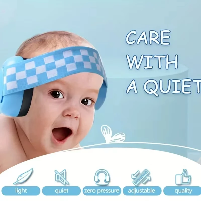 Orejeras infantiles con cancelación de ruido y diadema ajustable - imagen 4