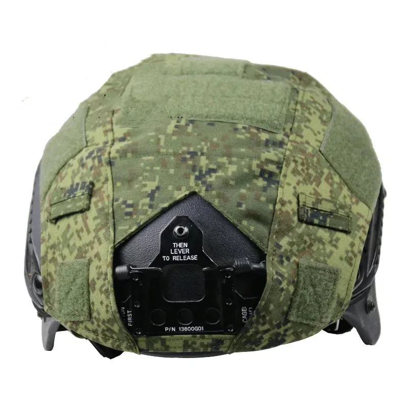 Funda de casco rápida táctica algodón y poliéster EMR camuflaje - imagen 5