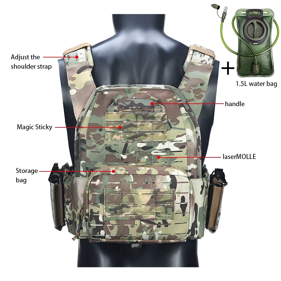 Correas MOLLE cortadas a láser