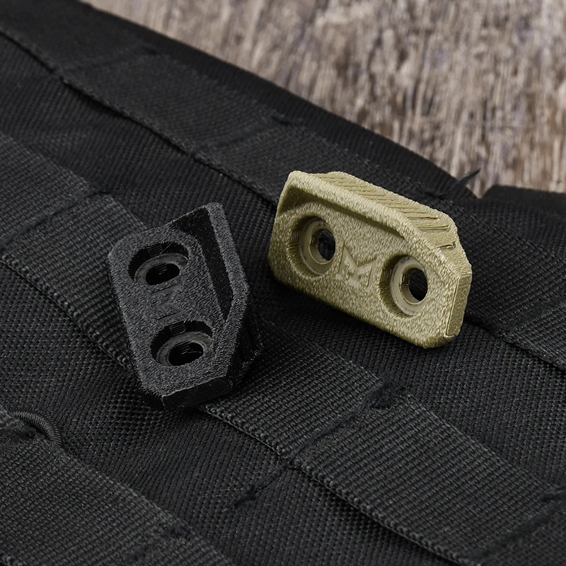 WADSN Riel M-LOK para soporte KEYMOD, nailon táctico Airsoft y caza