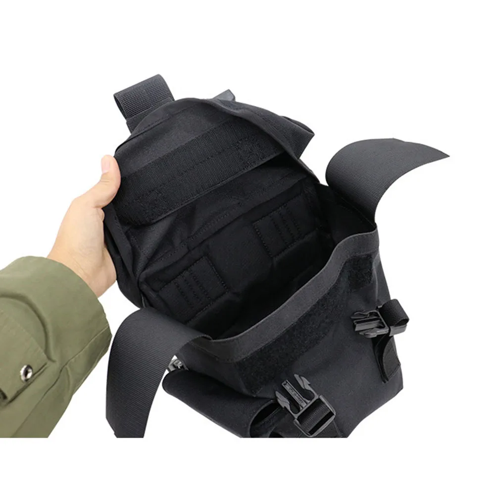 Bolsa táctica máscara de gas MOLLE para accesorios y piernas - imagen 2