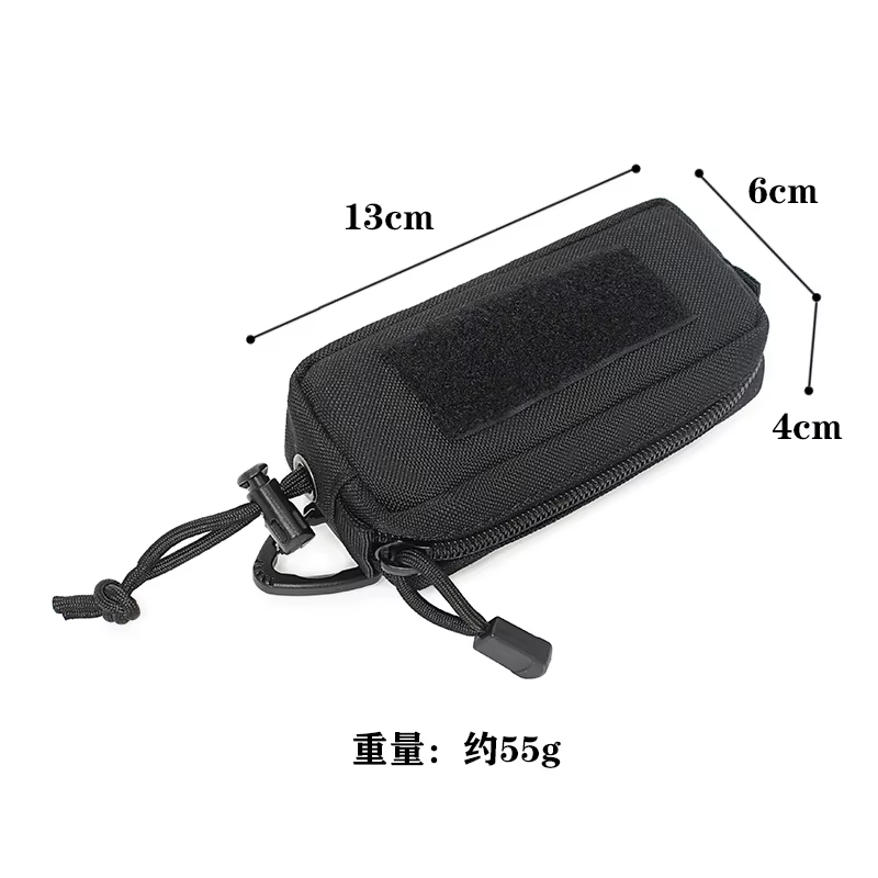Cartera táctica EDC con cremallera monedero para llaves y accesorios - imagen 4