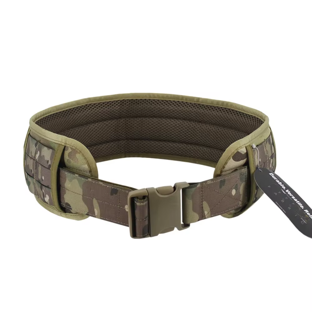 VULPO Cinturón táctico MOLLE acolchado Airsoft – Ajustable - imagen 3