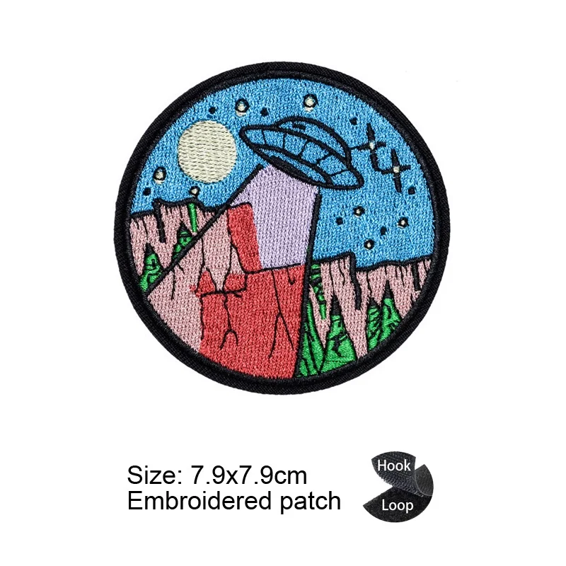 Parche bordado táctico astronauta en relieve espacio para chaqueta - imagen 4