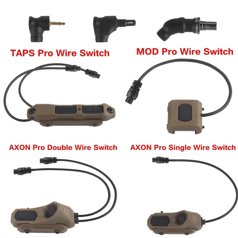 Interruptor cola de ratón AXON TAPS para linterna táctica PEQ15 - imagen 5