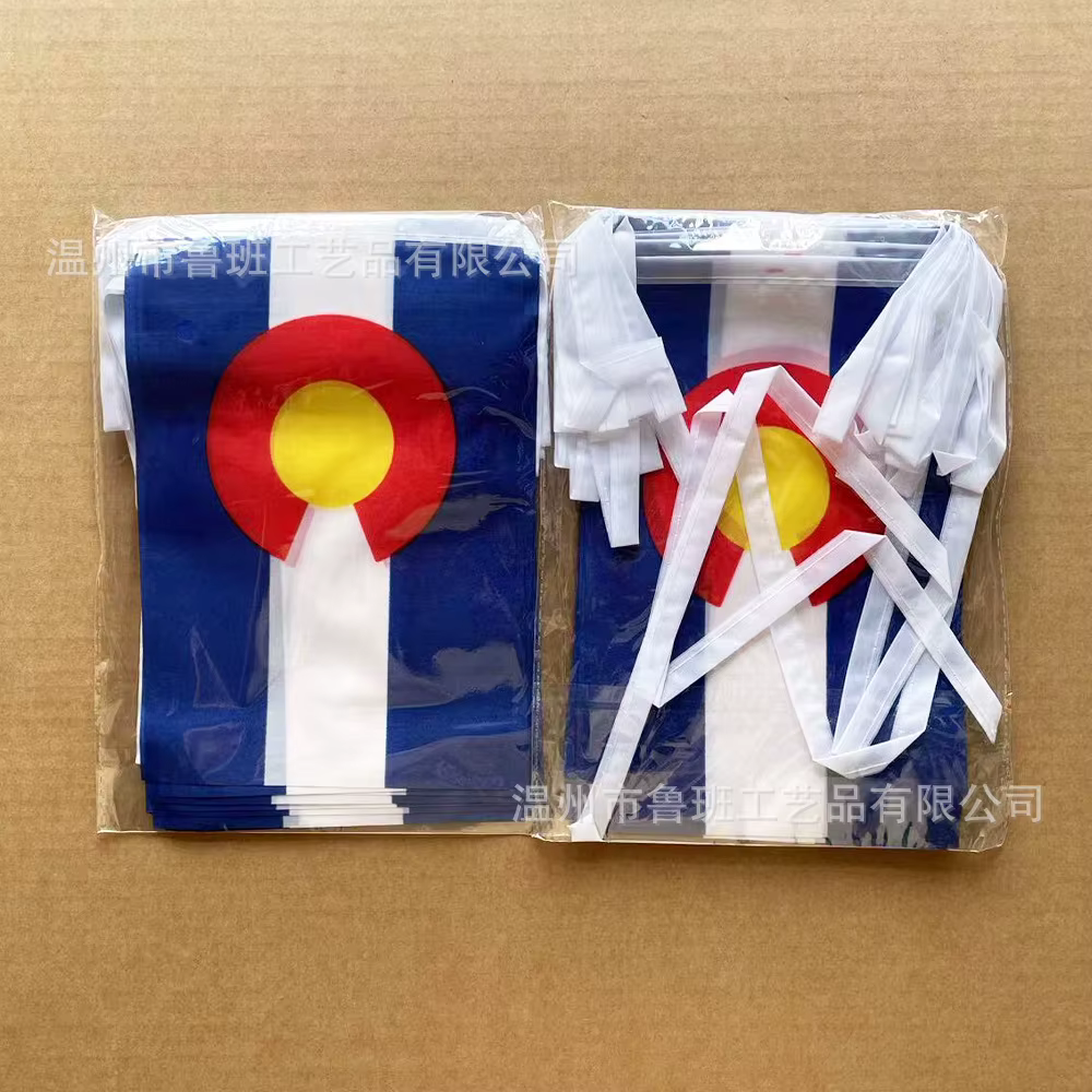 Banderines de Colorado para guirnalda de decoración - imagen 5