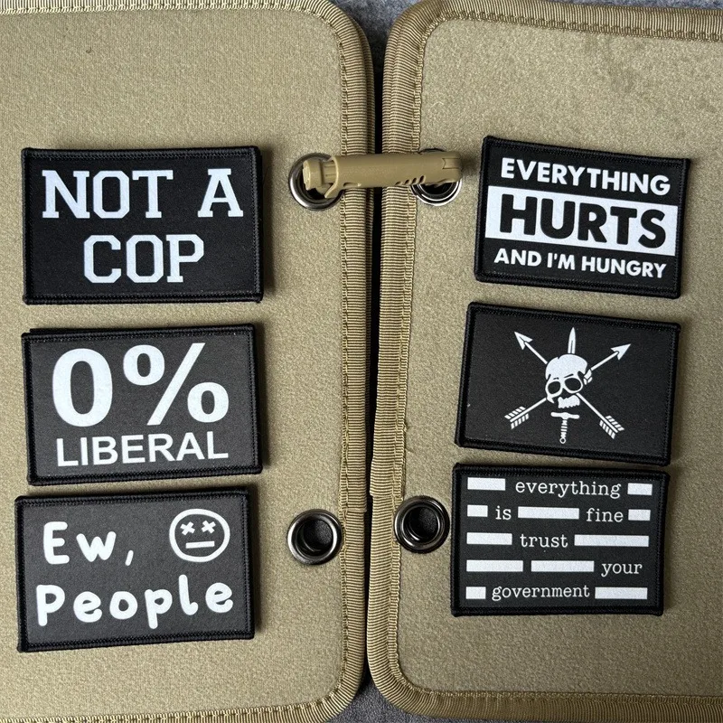 Parche táctico morale con velcro para ropa y mochilas - imagen 3